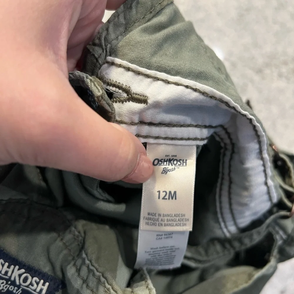 Osh Kosh Camo Overalls 12 months